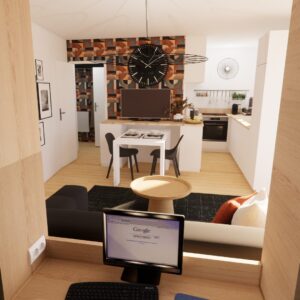 Rénovation d’un studio de 34m²