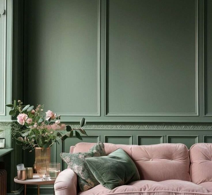 Associer le vert et le rose