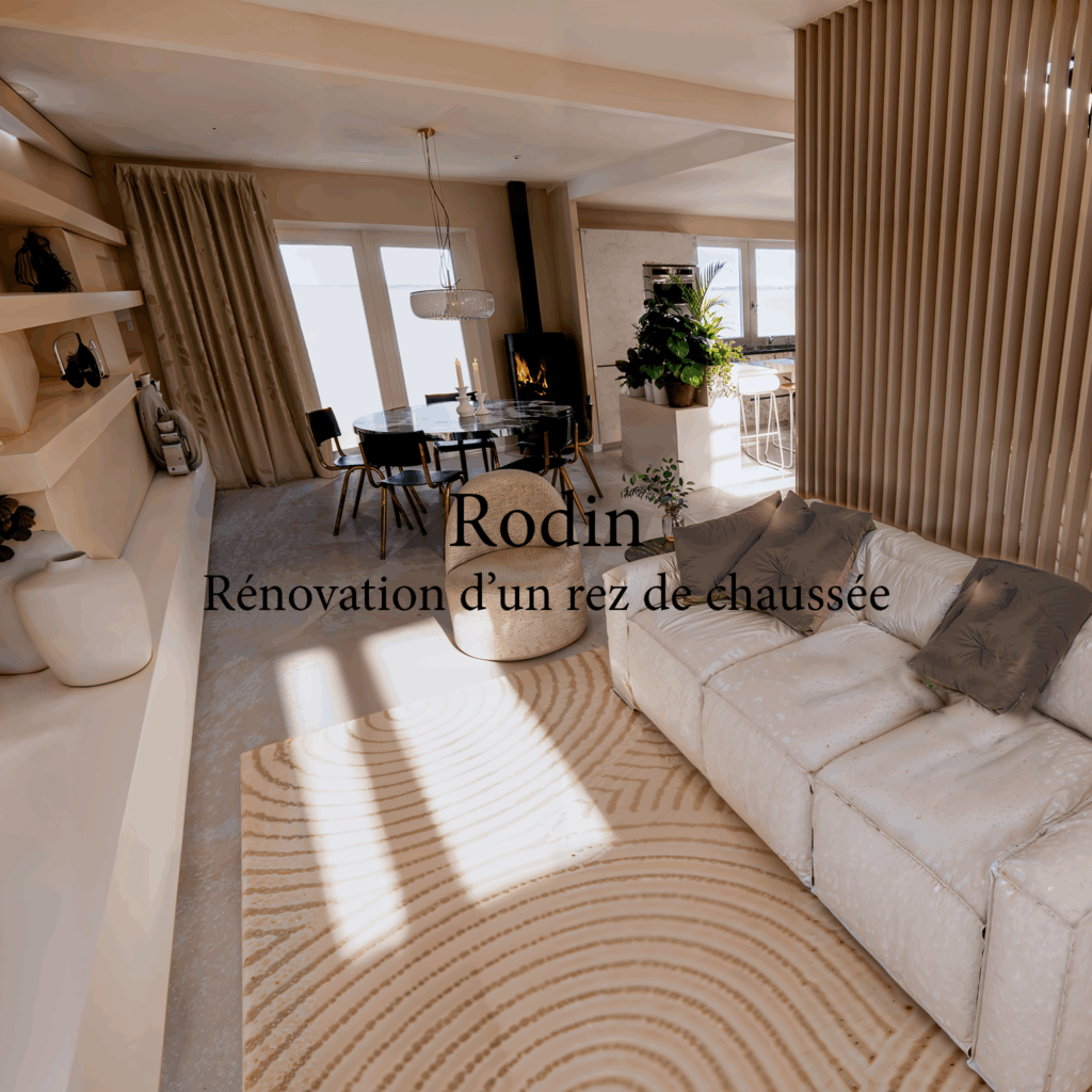 Rodin - Rénovation d'un rez-de-chaussée - L'agence AI